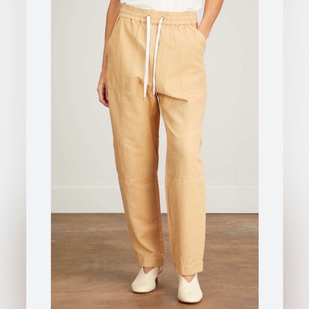 Apiece Apart surf pant in sand size XS cotton linen blend